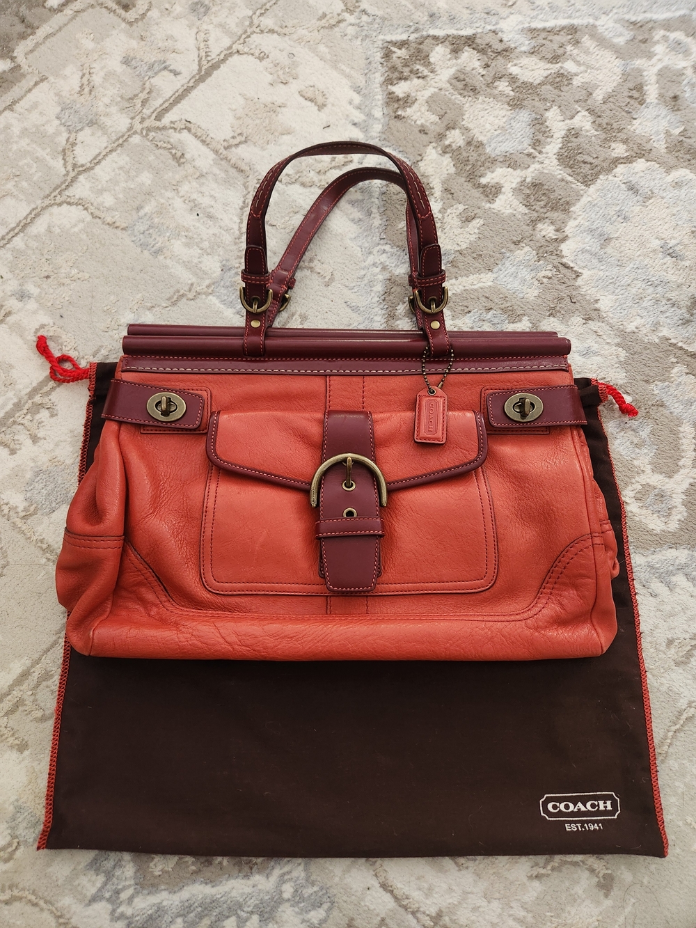 Authentic Coach Leather Satchel – Style 9749 – Excellent Condition Y2K